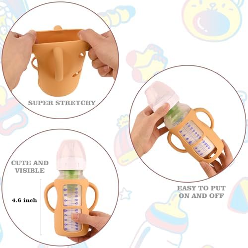 4 Pack Silicone Sleeves with Handles - Image 4