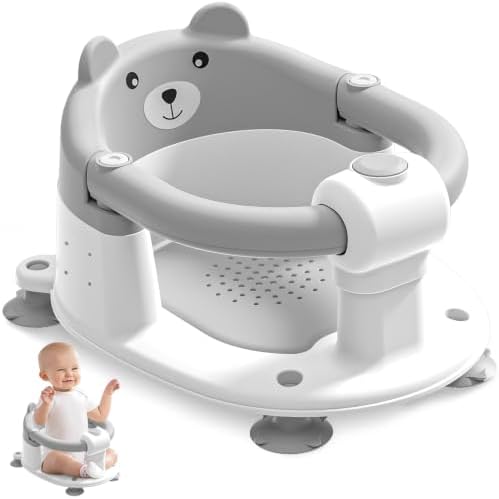 Baby Bath Seat for Babies 6 Months & up, Non-Slip Toddler Bath Seats for Babies by Himold