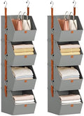 Homsorout Hanging Closet Organizer 4 Tier by Homsorout
