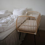 mushie Extra Soft Muslin Fitted Crib Sheet | 192 Thread Count | 28"x 52" - Image 5