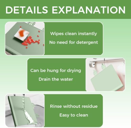 Green Silicone Table Mat - Image 7