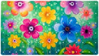Shower Mat Non Slip, Watercolor Floral Anti Slip Bath Mat by Anna+Cowper