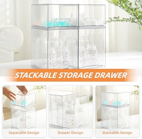 Baby Bottle Organizer, 4 Pack Bottle Storage Organizer Baby - Image 4