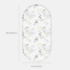 Baby Bassinet Sheets 4 Pack, Fits Rectangle Round Oval Hourglass Mattress - Image 2