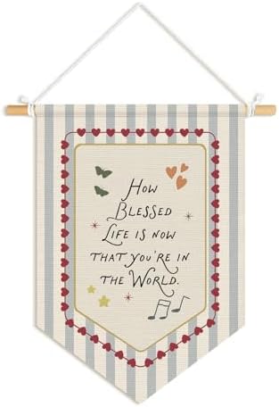 Nursery Decor, Baby Shower Gifts, How Blessed Life Pennants Banner by Unknown