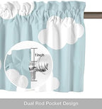 Vandarllin Kids Kitchen Curtains Valances - Image 6