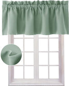 Hiasan Light Sage Valance Curtains by Hiasan
