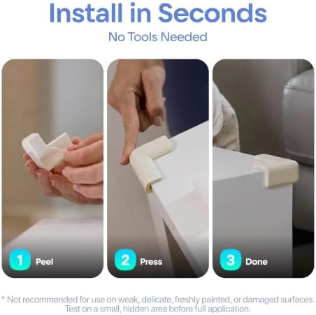 Komfortology 8-Pack Baby Proofing Corner Protectors - Image 4