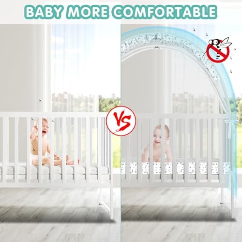 Crib Tent - Crib Net to Keep Baby in, Stop Baby from Climbing Out of Crib - Image 5