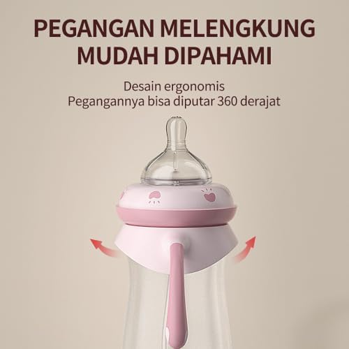 Oberni Baby Bottles, Weighted Straw Toddler Milk Bottles - Image 4