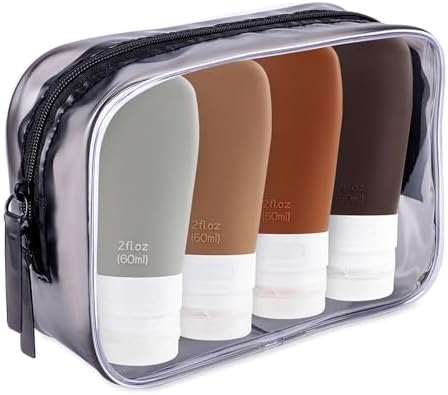 INSFIT Travel Bottles for Toiletries, TSA Approved 3oz Travel Size Containers by INSFITPortableTravelBottles