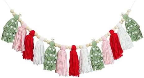Boho Tassel Christmas Garland by APESO