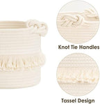 CherryNow Small Woven Rope Baby Basket - Image 5