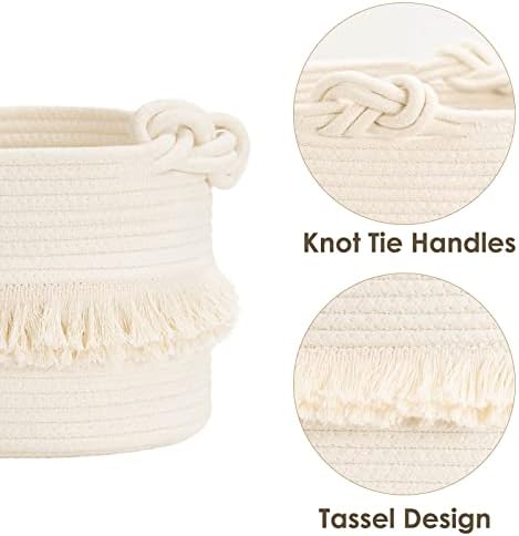 CherryNow Small Woven Rope Baby Basket - Image 5