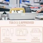 YOPCDJ 3PCS Clear Toiletry Bag, TSA Approved Travel Pouch - Image 5