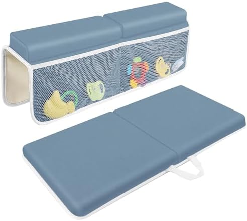 JJGoo Bath Kneeler with Elbow Rest Pad Set, 1.5 inch Kneeling Pad Mat by JJGoo