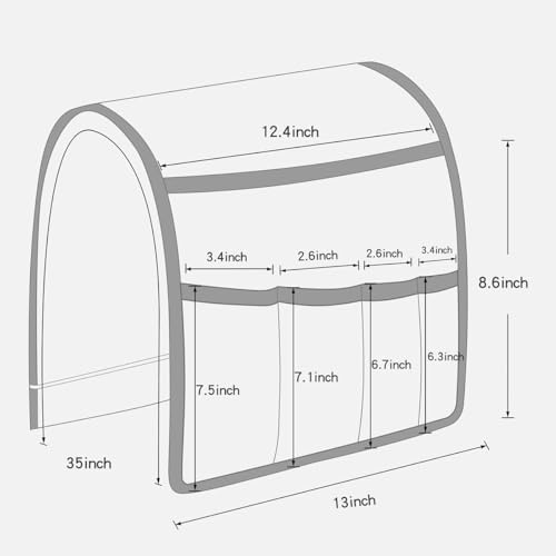 Remote Control Holders for Armchairs, Couch Caddy, Featuring Non-Slip Bases - Image 7