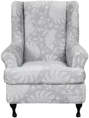 NILUOH Wingback Chair Covers 2-Piece, Armchair Slipcovers by NILUOH