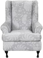NILUOH Wingback Chair Covers 2-Piece, Armchair Slipcovers by NILUOH