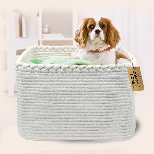 COMFY-HOMI Cotton Rope Woven Basket - Image 2