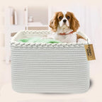 COMFY-HOMI Cotton Rope Woven Basket - Image 2