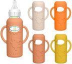 4 Pack Silicone Sleeves for Dr. Brown's Glass Baby Bottles, Anti Breakage Baby by WAJIAYON