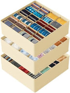 SpaceAid Sock Drawer Organizer Divider 3 Pack, 64 Cell Dresser Closet Nursery by SpaceAid