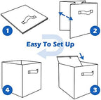 ShellKingdom Storage Bins, Foldable Fabric Storage Cubes And Cloth Storage - Image 6