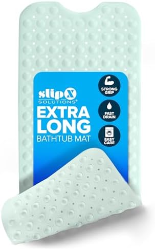 SlipX Solutions 39x16 Extra Long Non Slip Bath Mat, Tub & Shower by SlipXSolutions