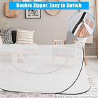2 Pcs 78*31*23 Inch Large Pop Up Mosquito Net, Portable Foldable Mesh Tent - Image 7