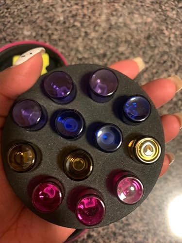 Glass Bottle Bundle Essential Oils Case Hard Round Carrying Case Bag - Image 4