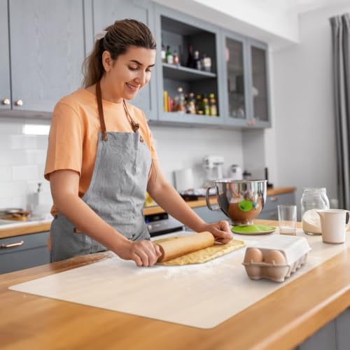 Extra Large Silicone Mat for Kitchen Counter 36" x 24" Silicone Table Mat for - Image 4