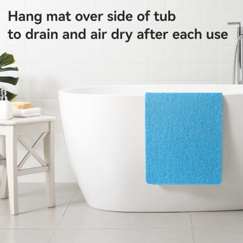 Asvin Soft Textured Bath, Tub Mat, 24x16 Inch, Phthalate Free, Non Slip Comfort - Image 6
