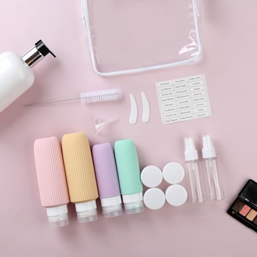 Mrsdry 16 Pack Travel Bottles for Toiletries, Large 6oz Silicone Travel - Image 6