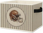 Vintage Football Helmet Boy Storage Bins Box by Unknown