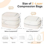 Comforter Storage Bag - 110L Large Capacity Blanket Storage Bags 2-Layer Ultra - Image 2