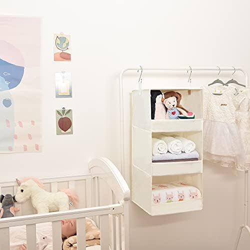 GRANNY SAYS 3-Shelf Hanging Closet Organizer, Foldable Storage - Image 4