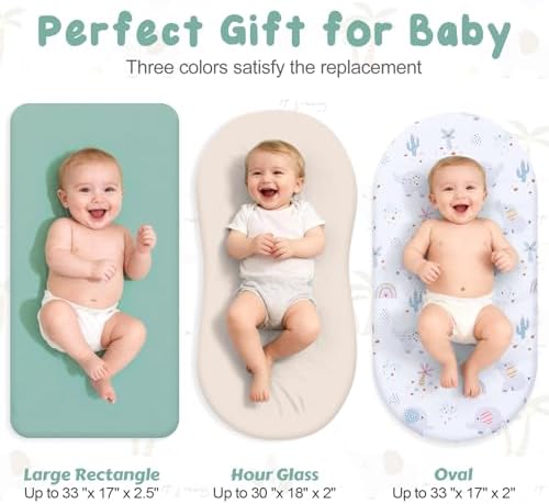 3 Pack Stretchy Bassinet Sheets - Image 4