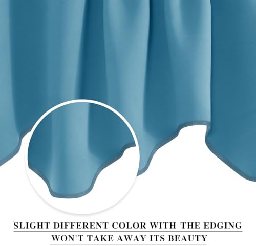 NICETOWN Short Blackout Valance Curtain - Image 3