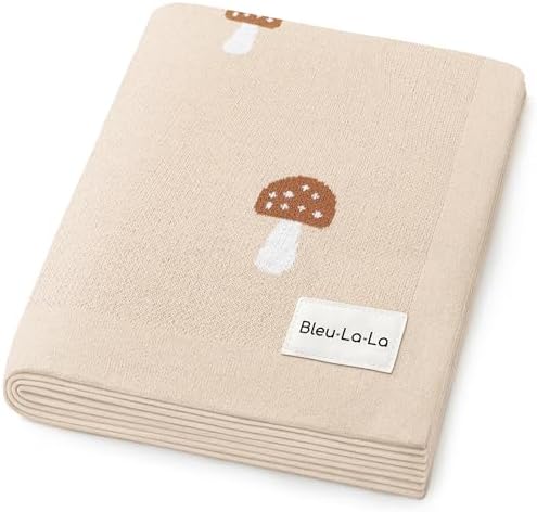 Unisex Baby Swaddle Blanket 100% Cotton Buttery Soft Cozy Receiving Swaddle by BleuLaLa