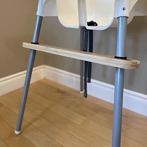 High Chair Footrest, Adjustable Height Natural Bamboo Baby Highchairs Pedal - Image 5