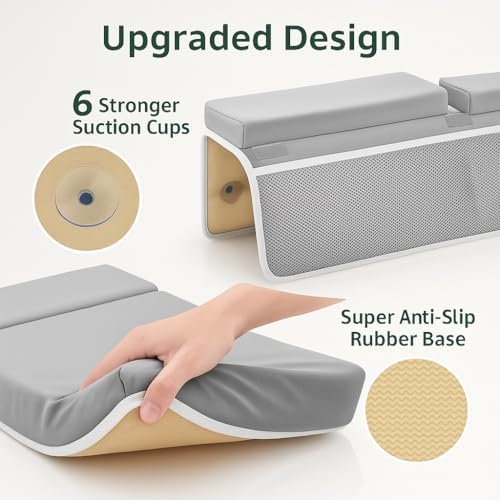 Baby Bath Kneeler and Elbow Rest Pad Set, Memory Foam Cushion - Image 4