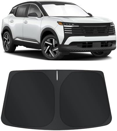 TINGLU Sun Shade for Nissan Kicks 2025 2026 Accessories Windshield Sun Shade by TINGLU