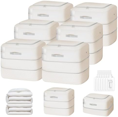 Comforter Storage Bag - 110L Large Capacity Blanket Storage Bags 2-Layer Ultra by EasortmPackingCubes