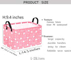Kid Storage Basket Gift Shelf Basket Toy Storage Bin, Nursery Basket Organizer - Image 7