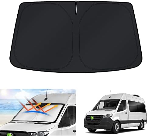 KUST Windshield Sun Shade for Freightliner Sprinter & Mercedes Benz Sprinter by KUST