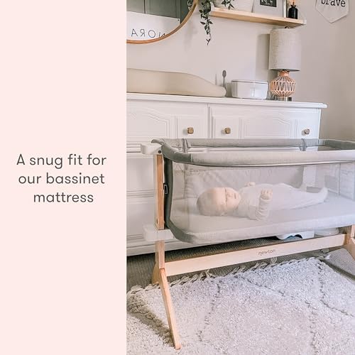Newton Baby Bassinet Fitted Sheet 2-Pack, Breathable Muslin - Image 4