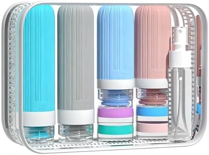 Vitog 16 Pack Travel Bottles Set, TSA Approved Silicone Toiletry Containers by Vitog