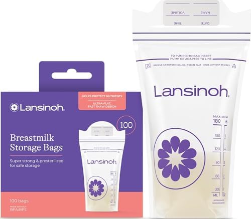 Lansinoh Breastmilk Storage Bags, 6 Ounce by Lansinoh