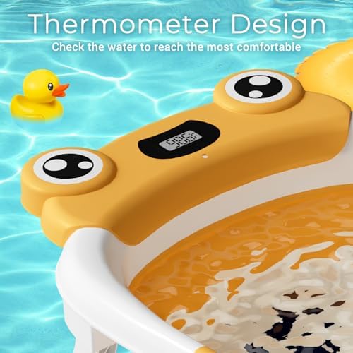 BUNWAG Baby Bathtub, Collapsible Newborn Bathtub - Image 4